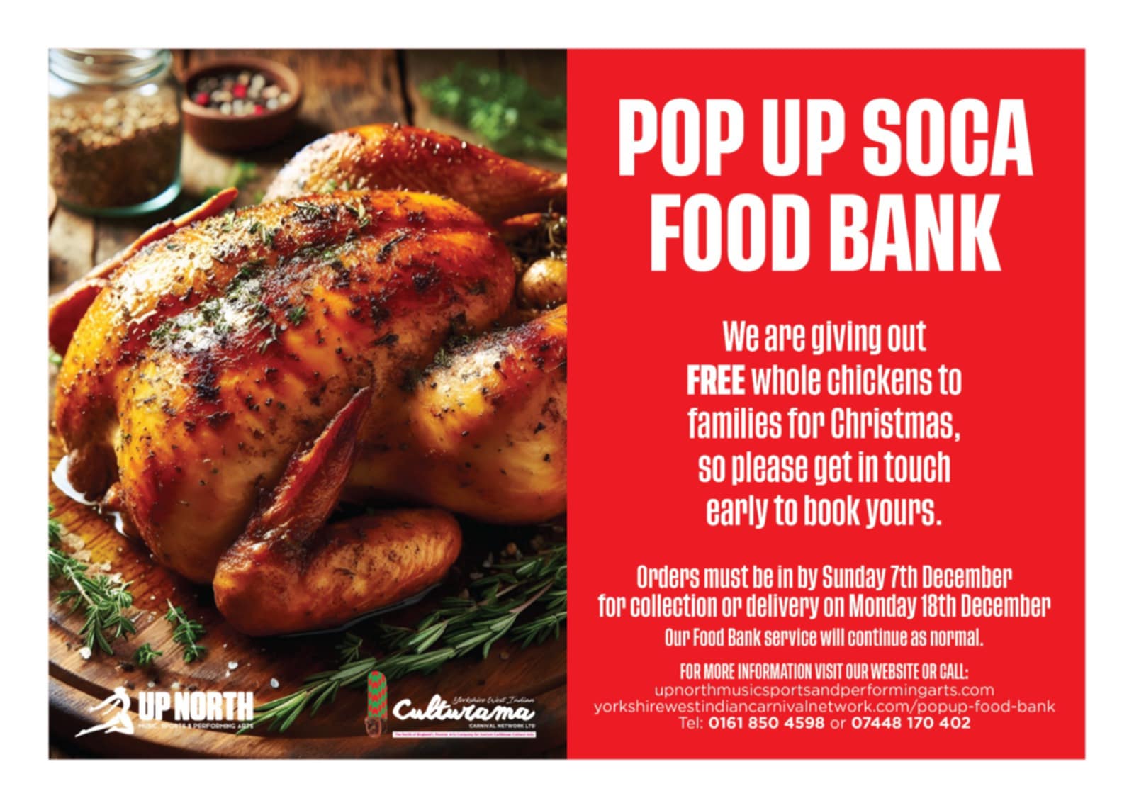 Popup Food Bank Winter 2023 Poster Back