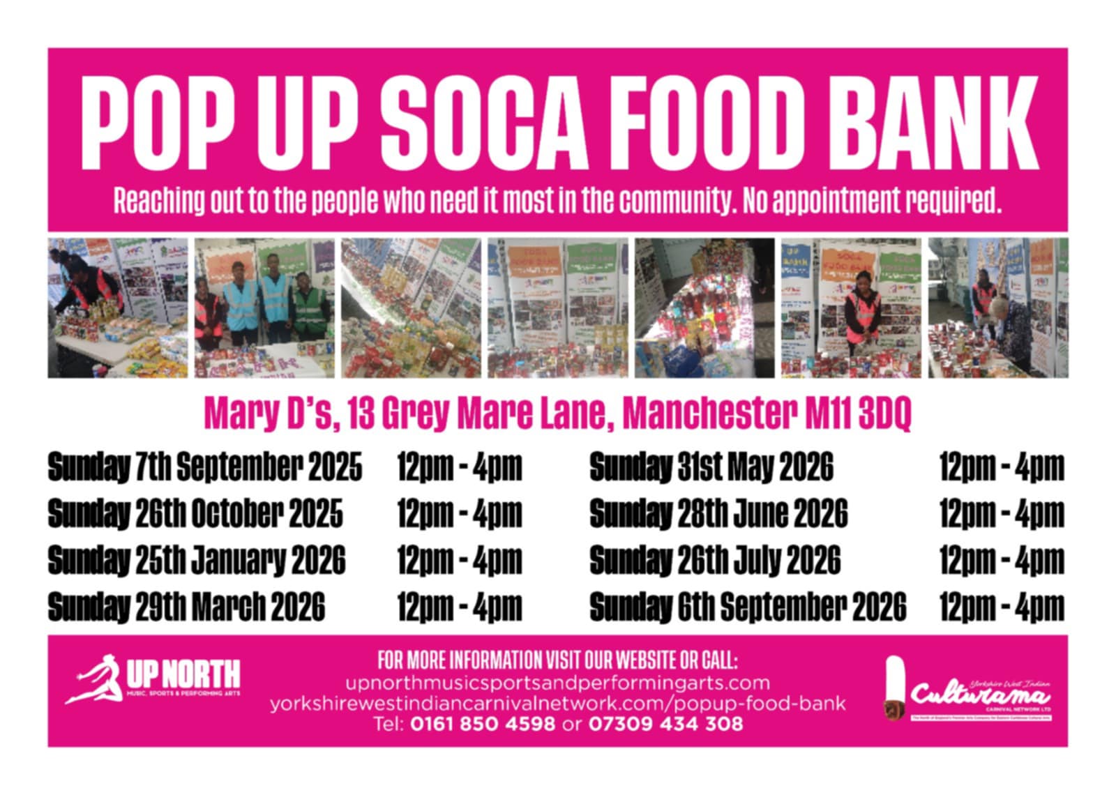 Popup Food Bank Winter 2023 Poster Back