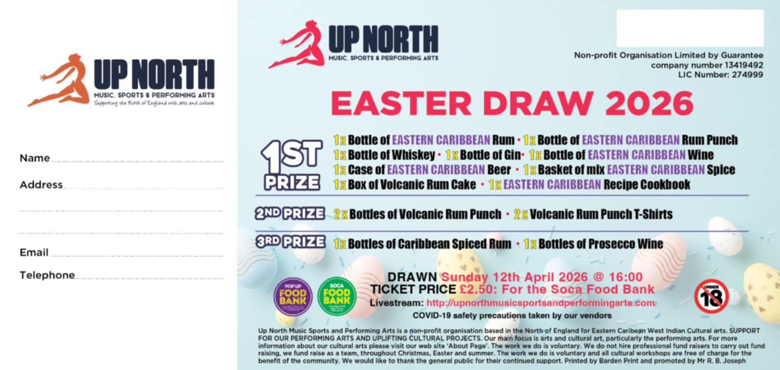 Easter Draw Ticket 2024