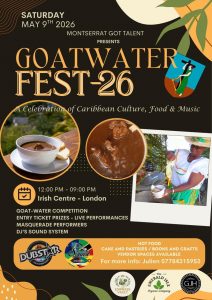 GoatWater Fest Poster | 12pm - 9pm, Saturday May 9th 2026, Irish Centre London.