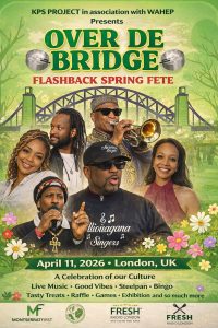 UNPA Over De Bridge Fete 2026 Poster Back