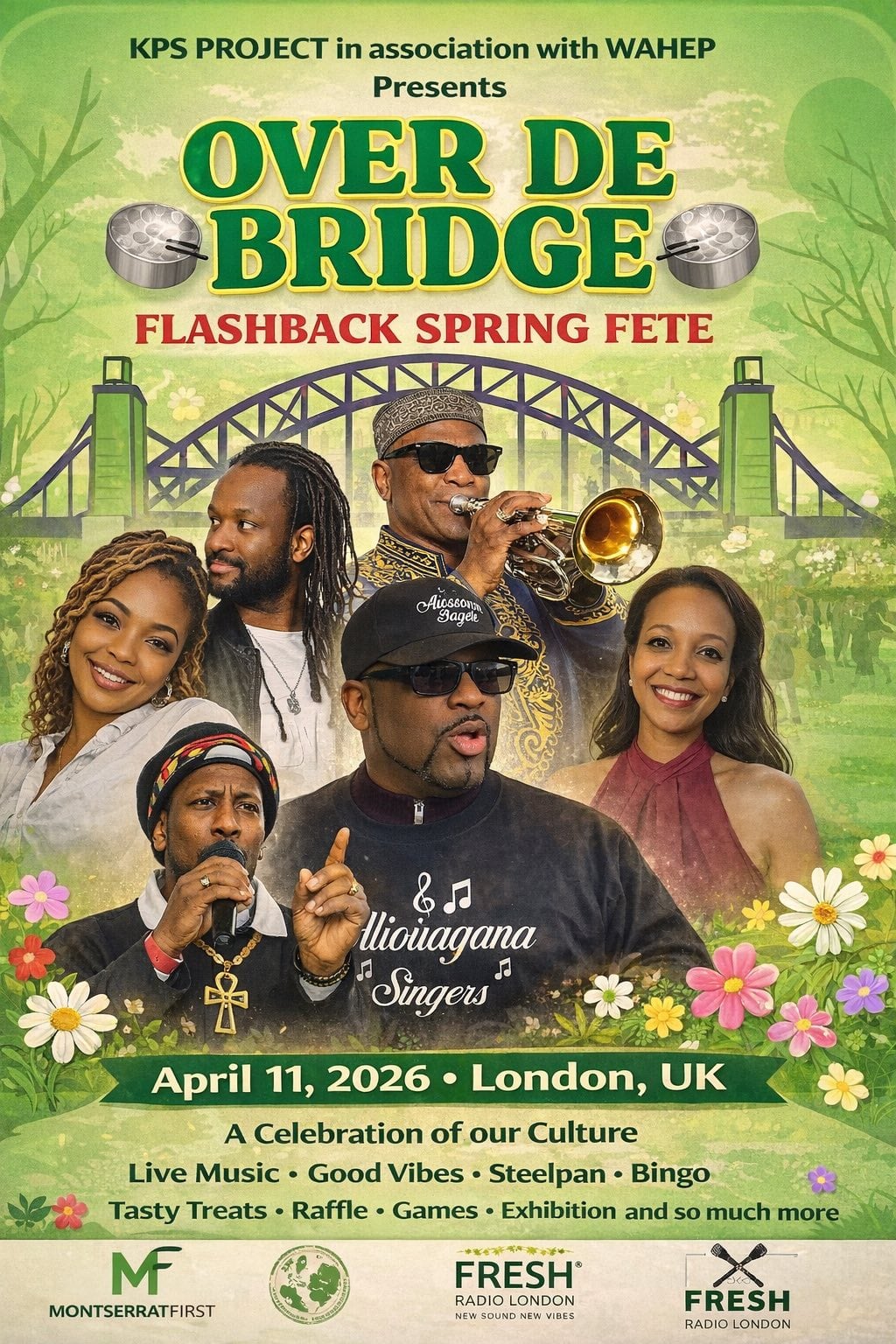 UNPA Over De Bridge Fete 2026 Poster Back