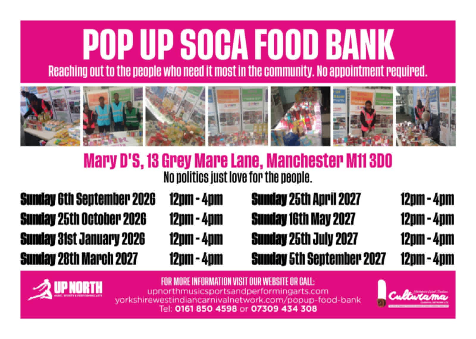 Popup Food Bank Winter 2023 Poster Back